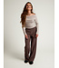 Knitted Off-Shoulder Sweater Ivory Melee