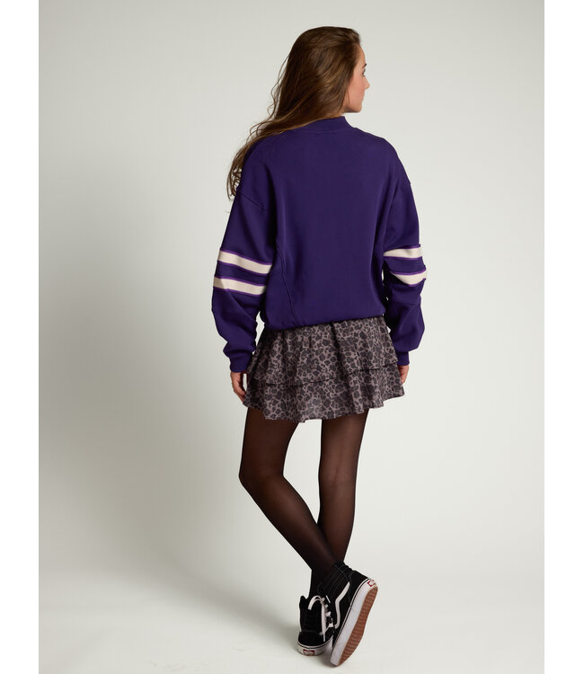 Sweat jacket Purple loose fit