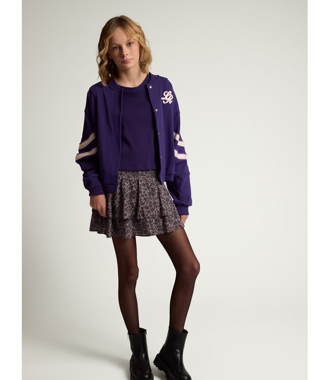 Sweat jacket Purple loose fit