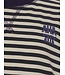 Anthrazitfarbenes Streifen-T-Shirt
