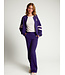 Sweat pants Straight Purple