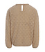 Fancy top in fine knit with bow
