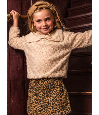 LOOXS Little Fancy top in fine knit with bow