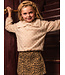 Fancy top in fine knit with bow