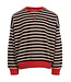Striped Long-Sleeve Sweater