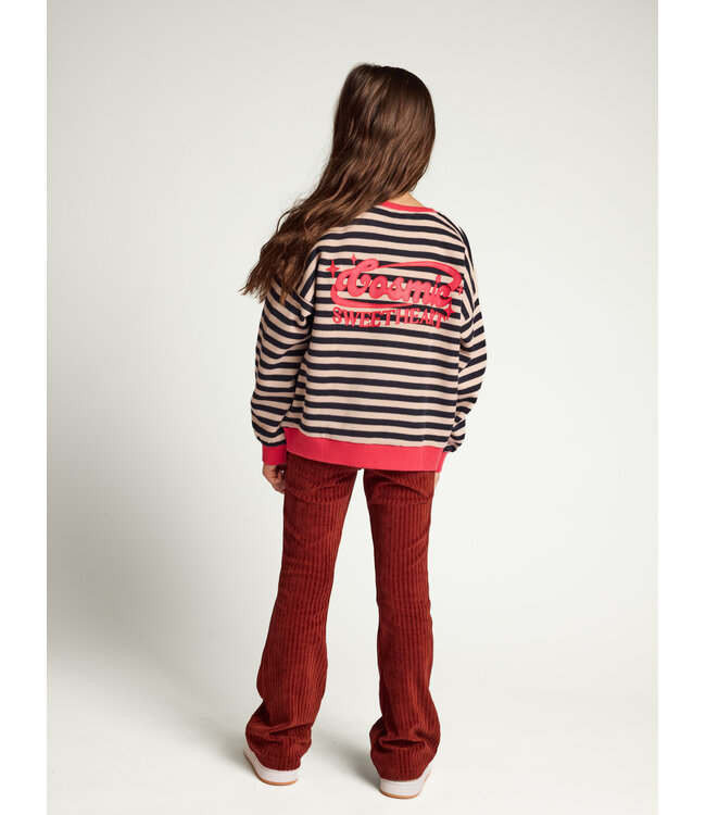 Striped Long-Sleeve Sweater