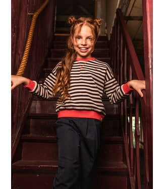 LOOXS Little Striped Long-Sleeve Sweater