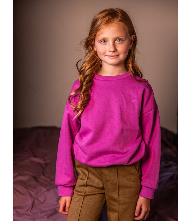 Ballon Sweater Violet backprint