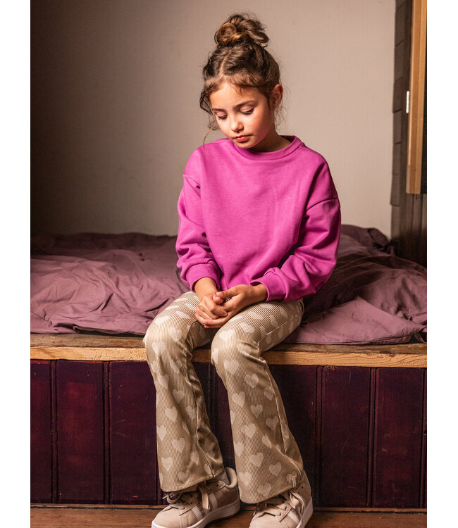 Ballon Sweater Violet backprint