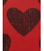 Velours top Koraal Big Hearts