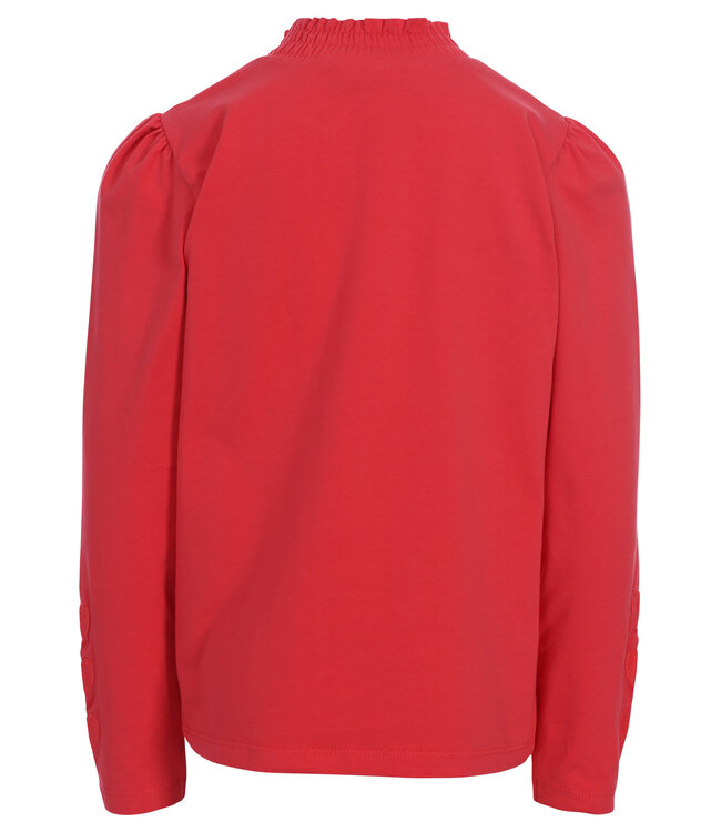 T-shirt Koraal met smock
