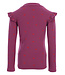 T-shirt rib jersey Paars Hartjes