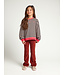Flared corduroy pants Chestnut