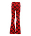 Velours flared broek Koraal Big Hearts
