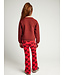 Velours flared broek Koraal Big Hearts