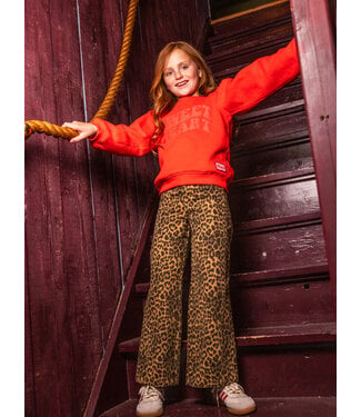 LOOXS Little Wide leg Jeans Leopard