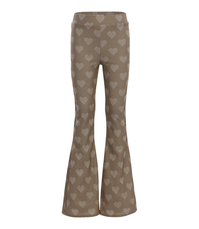 Flared pants Sand-Hearts