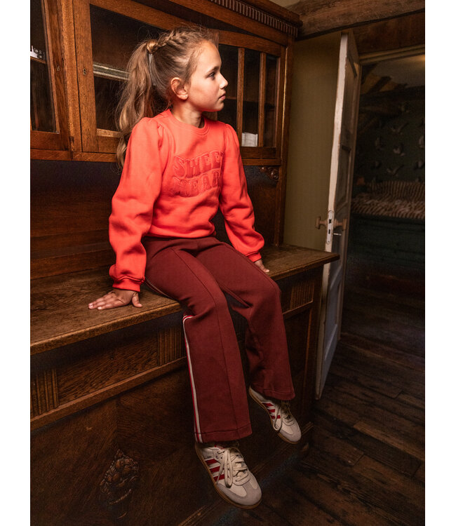 Sporty pants Haselnuss