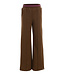 Wide leg pants Olive Lurex