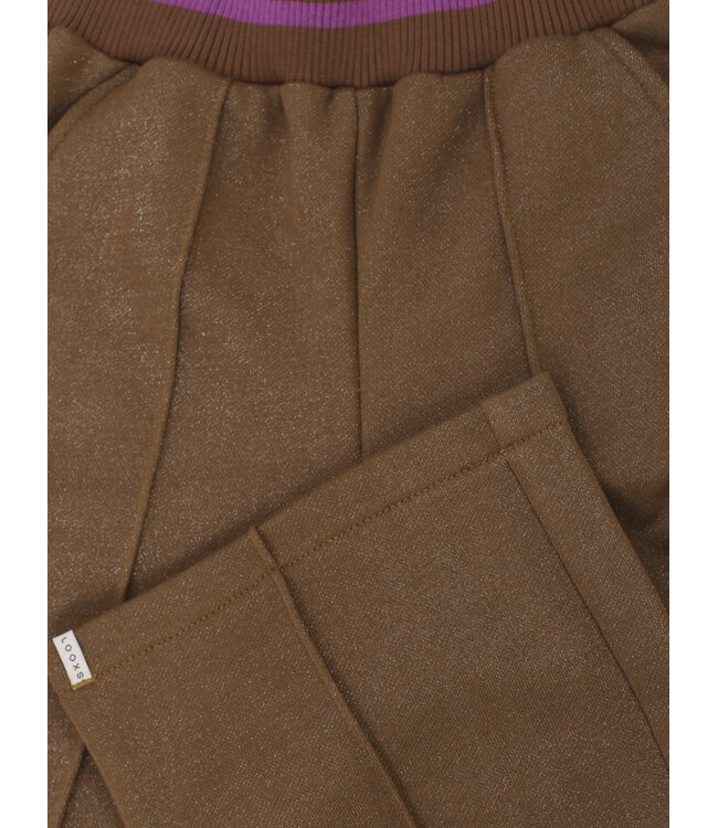 Wide leg pants Olive Lurex