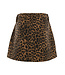 Denim skirt Leopard