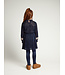 Marineblaues Spitzenkleid