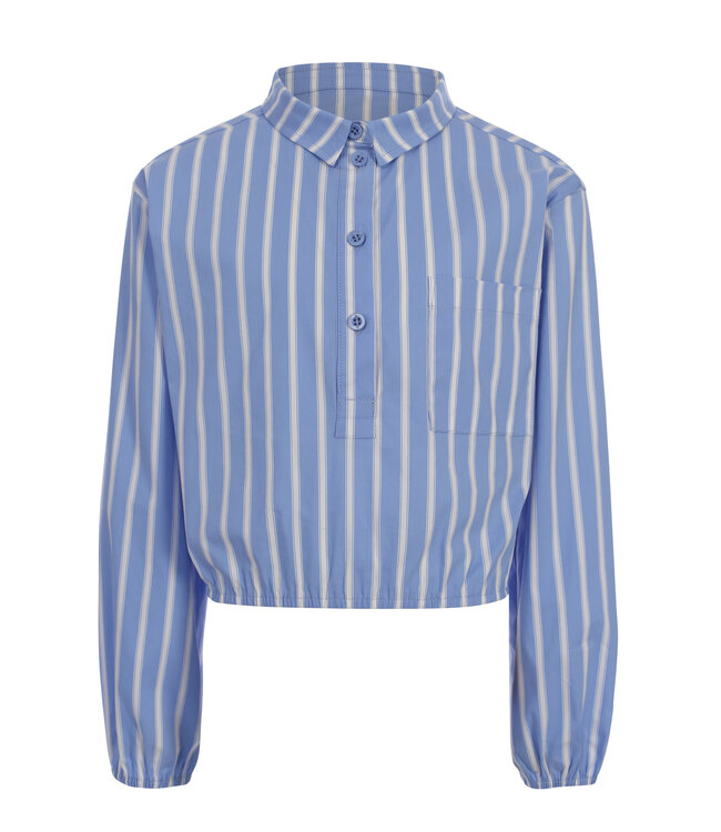 Blouse Ice Blue Gestreept