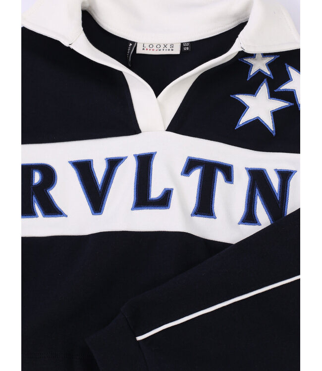 Sweater polokraag Navy