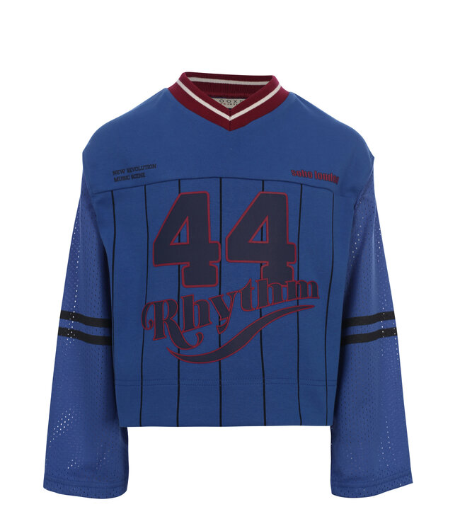 Kobalt sweater V-hals