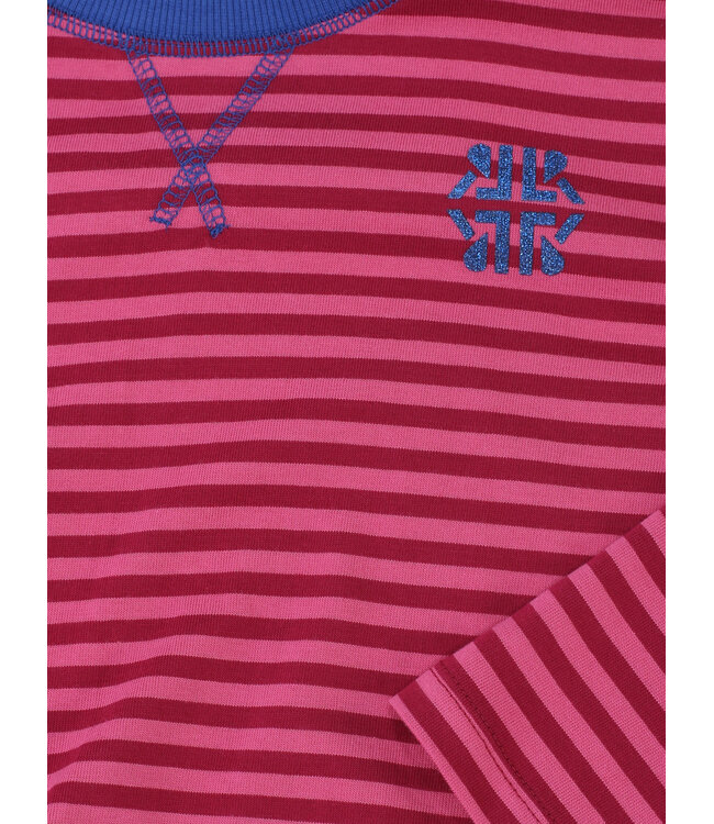 Gestreept T-shirt Pink