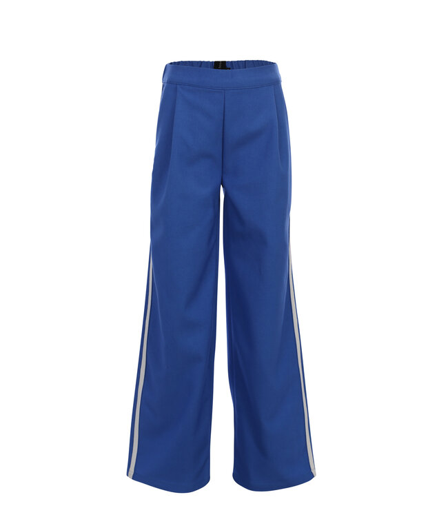 Wide-Leg Trousers in Cobalt