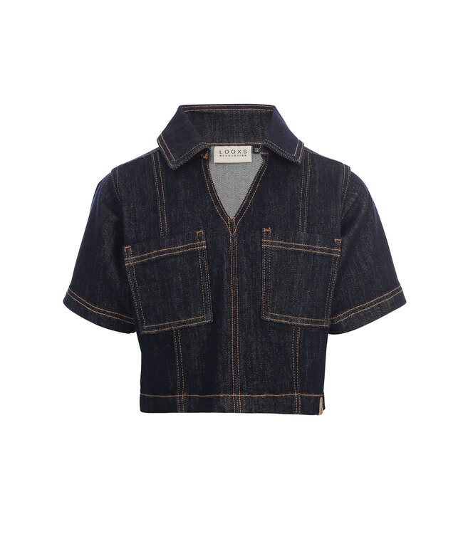 Dark denim Blouse Stretch