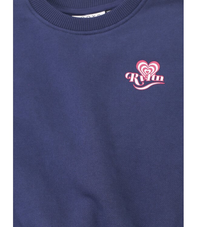 Sweater Navy London Back Print