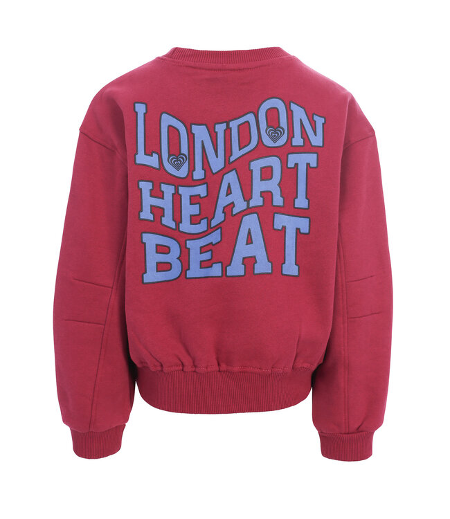 Sweater Ruby Red London Back Print