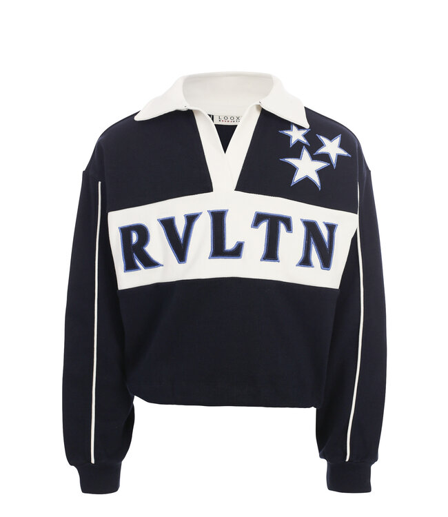 Sweater polokraag Navy