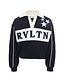 Sweater polokraag Navy