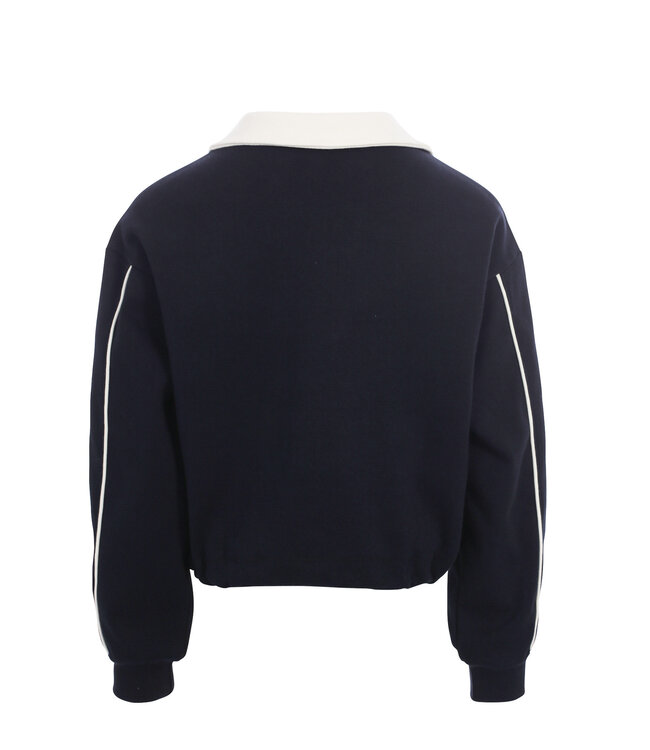 Sweater polokraag Navy