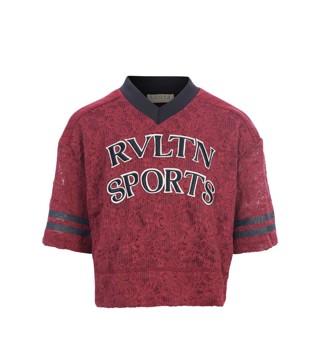Sporty Top Lace Ruby Red