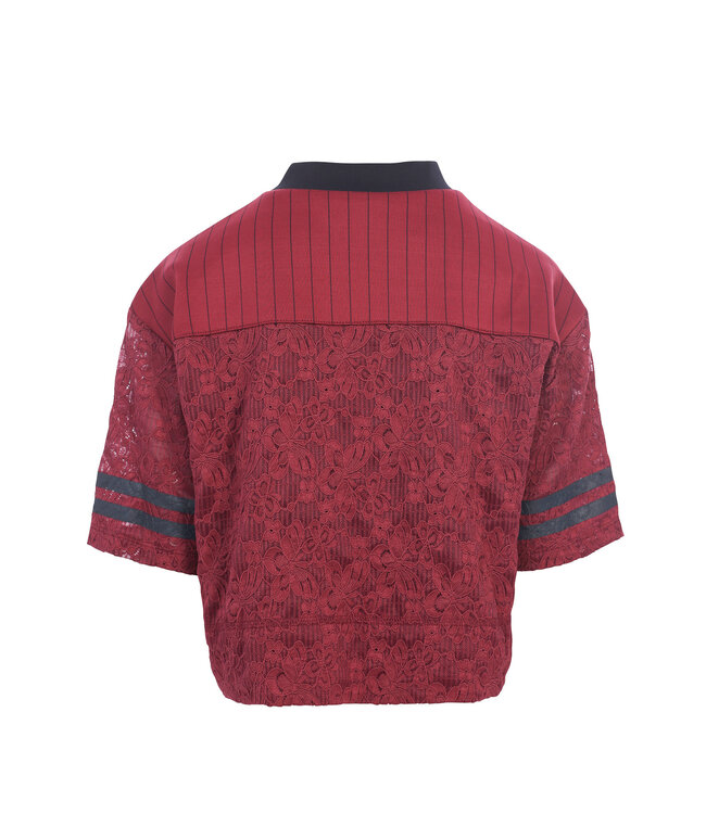 Sporty Top Lace Ruby Red