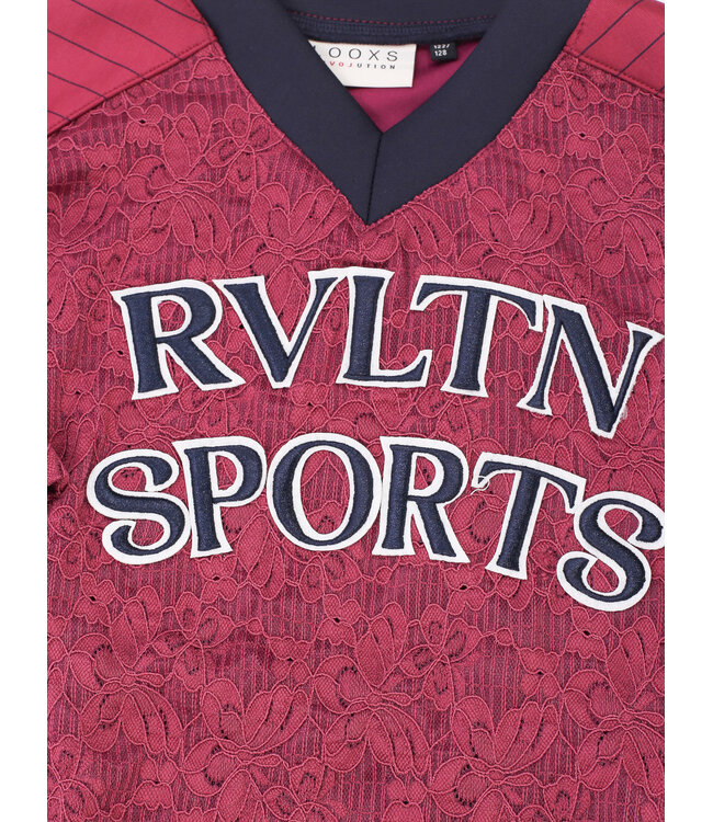 Sporty Top Lace Ruby Red