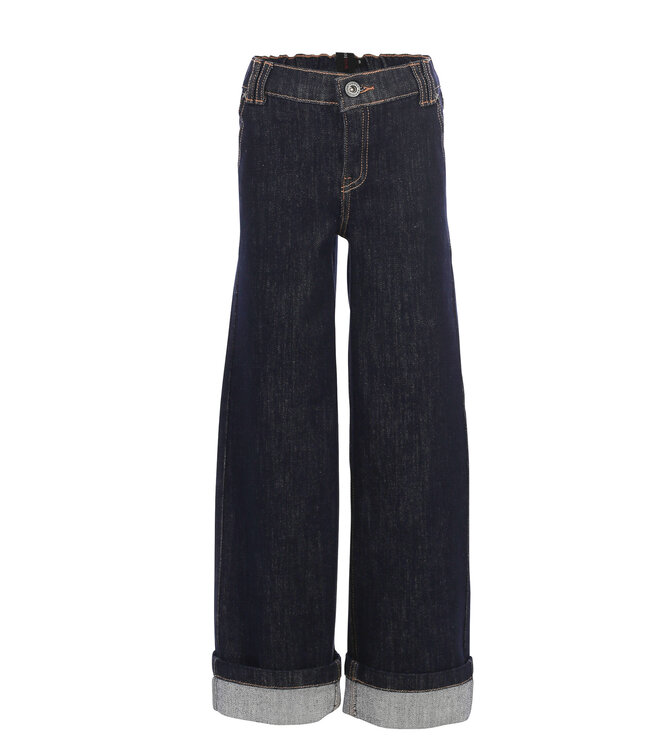 Dunkle Jeans aus Stretch-Denim