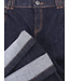 Dunkle Jeans aus Stretch-Denim