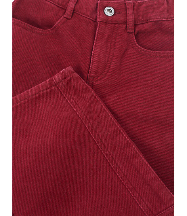 Barrel Denim Rubinrot