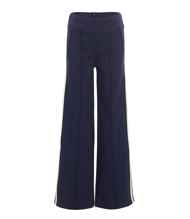 Weit geschnittene, marineblaue Jogginghose