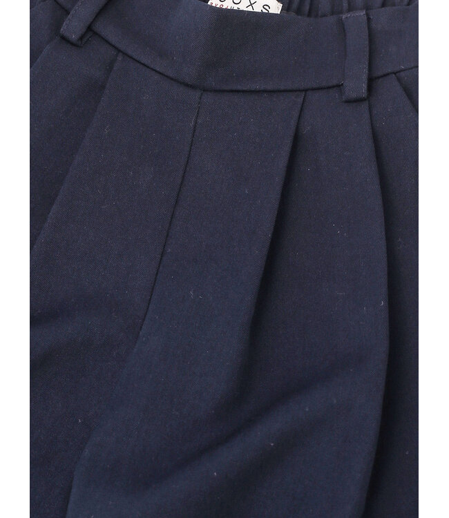 Weitbeinige Hose Marineblau