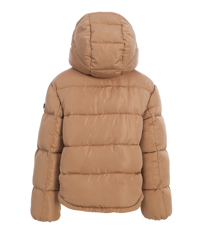 Bomber with hood Sand