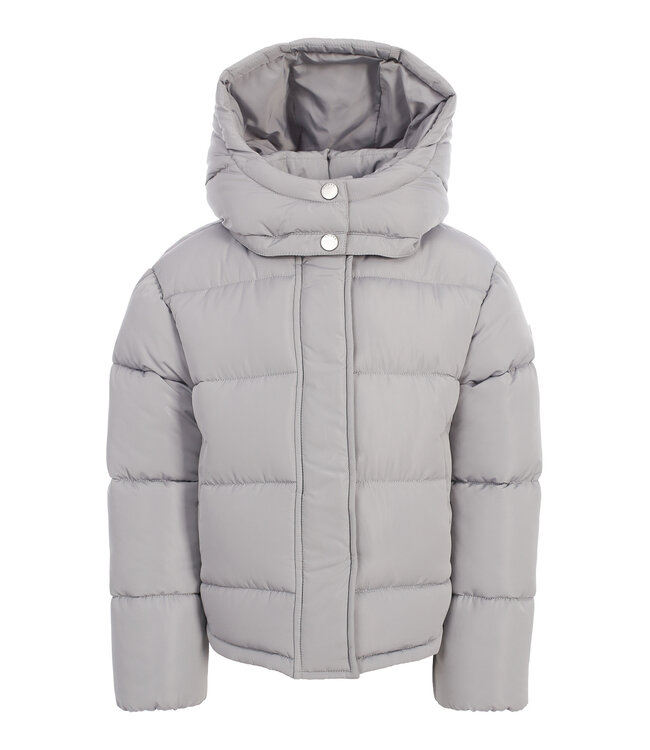 Bomber met capuchon Ice Grey