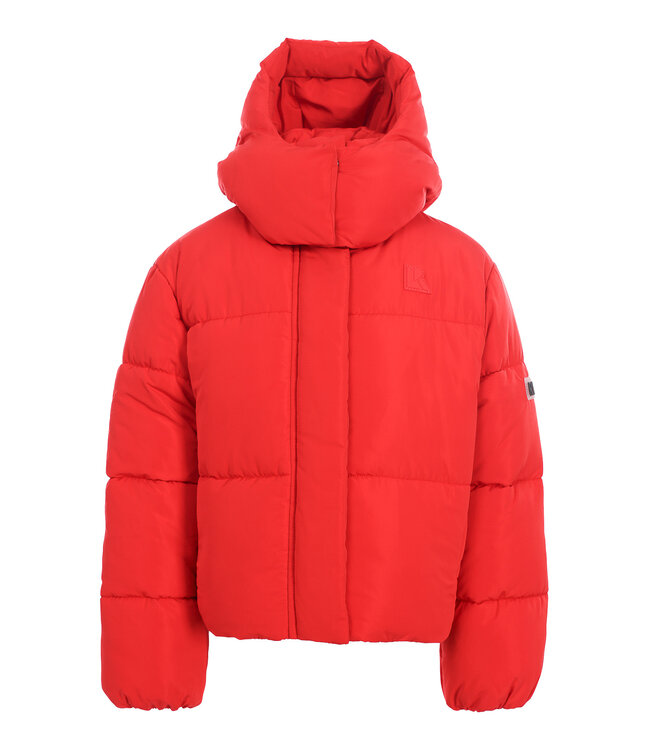 Bomber Hooded winterjas Chili Red