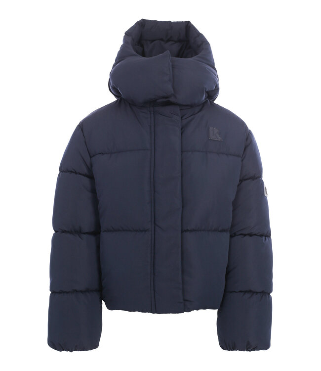 Bomber Hooded Winter Jacket Navy