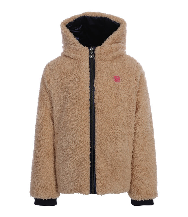 Little Reversible Winter Coat Navy / Teddy